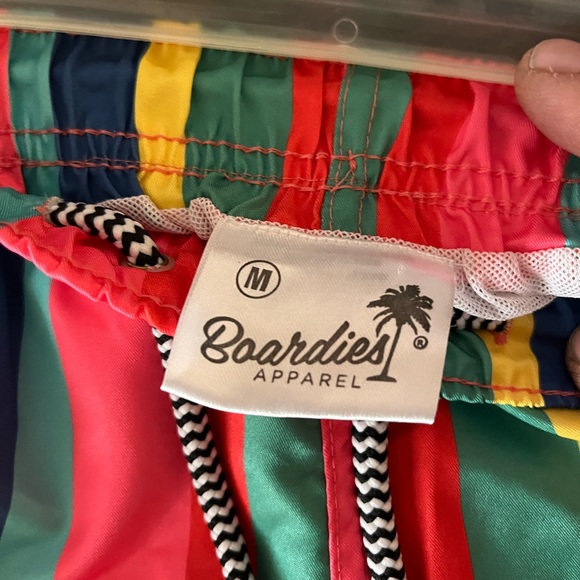 Men’s size medium boardies apparel striped swim shorts - Picture 4 of 4